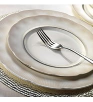 Kütahya Porselen Bone Olympos 62 Parça 9282 Desenli Yemek Takımı
