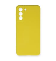 Samsung Galaxy S21 Fe Kılıf Nano İçi Kadife Silikon - Sarı