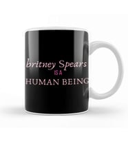 Britney Spears İs A Human Being Kupa Bardak Porselen
