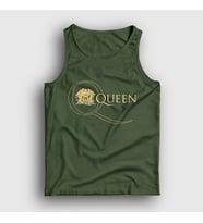 Presmono Unisex Haki Gold Logo Queen Atlet 101709tt (Haki)