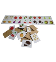 Ahşap Meyve Eşini Bul Hafıza Kart Oyunu 20 Parça 3+ Yaş  UV Baskılı – Kart Ölçüleri 7,5×5,5 cm”