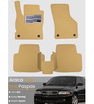 AUDİ A4 SEDAN (1994-2001) Uyumlu EVA Paspas Tam Set–Araca Özel,Su Geçirmez,Kolay Montaj