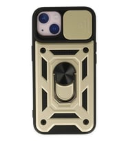 iPhone 14 Kılıf Pars Lens Yüzüklü Silikon -