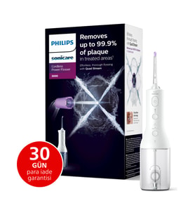 Philips HX3826/31 Sonicare Power Flosser 3000 Ağız Duşu Kablosuz - Beyaz