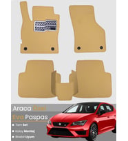 SEAT LEON 5F (2013-2020) Uyumlu EVA Paspas Tam Set–Oto Paspas,Araca Özel,Kolay Montaj