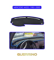 MERCEDES W202 1993-2000TORPİDO KORUMA HALISI MAVİ KENAR