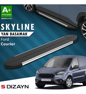 S-Dizayn Ford Courier Skyline Krom Yan Basamak 173 Cm 2014-2023 A+ Kalite