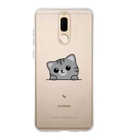 Huawei Mate 10 Lite Uyumlu Baskılı Yumuşak Silikon Şeffaf Telefon Kılıfı