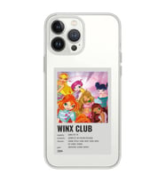 Iphone 15 Pro Uyumlu Winx Club Poster Tasarımlı Şeffaf Telefon Kılıfı