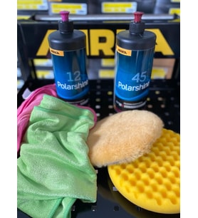 Mirka Mikrofiber Bez Hediyeli Araç Pasta Seti 6'lı Set (Mirka 12 ve Mirka 45 Pasta)