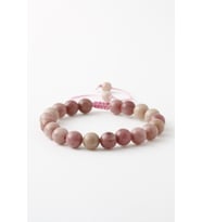 Pembe Jasper Doğaltaş Bileklik, Pembe Jasper Asansör Bileklik (8mm) B1097