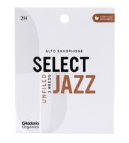 D\'Addario Woodwinds Organic Select Jazz Unfiled Alto Saksafon Kamışı (3 lü) No:2 Hard