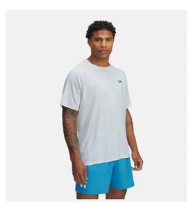 UNDER ARMOUR UA Tech Textured Gri Erkek T-Shirt 1382796-023