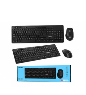 KABLOSUZ MULTİMEDİA KLAVYE - MOUSE SETİ SİYAH Q KLAVYE KM-510 (5343)
