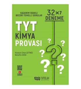NİTELİK TYT KİMYA PROVASI