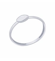 Diamond Line-Gülaylar Beyaz Altın 14 Ayar Geometrik Yüzük