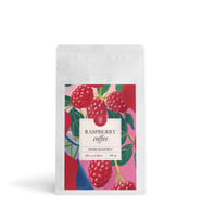 Raspberry Coffee Ahududu Aromalı Kahve Çekirdek Kahve 200 Gr