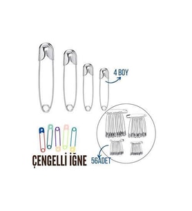 TransForMacion Çengelli İğne 4 Boy 56 Adet 717557