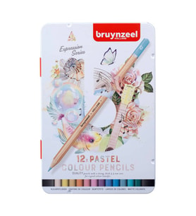 Bruynzeel Expression Colour Kuru Boya Kalemi 12 Renk Pastel Tonlar