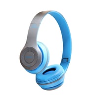 Wireless P47 Bluetooth Kulak Üstü Kulaklık Mavi