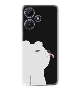 Infınix Hot 30i Kılıf Silikon Desen Özel Seri Panda Sevimli 1738
