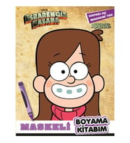 Maskeli Boyama Kitabım Mabel - Esrarengiz Kasaba