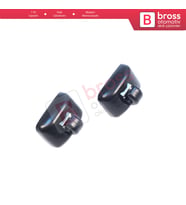 Audi A1 A3 A4 B7 B8 B9 A5 A6 C6 Q2 Q3 Q5 TT Seat Exeo İçin 2X Güneşlik Tutucu Ayak Klipsi Siyah Renk
