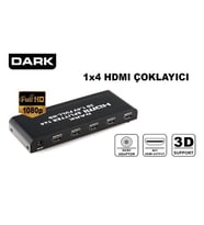 DARK 5port DK-HD-SW4X1K 5port HDMI (giriş) 1port HDMI (çıkış) 4K HDMI Switch