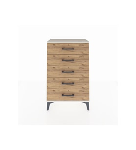 Arges Komodin 5 Çekmeceli 60x30x96 Aytaşı-Çam