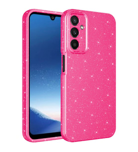 Galaxy A24 Kılıf Kamera Korumalı Simli Lüks Zore Koton Kapak