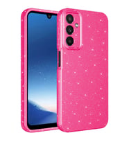 Galaxy A24 Kılıf Kamera Korumalı Simli Lüks Zore Koton Kapak