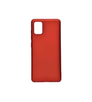 Samsung Galaxy A71 Uyumlu Kılıf Zore Premier Silikon Kapak (Kırmızı)
