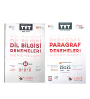 Limit Yayınları TYT Paragraf ve Dil Bilgisi Deneme Seti 2 Kitap
