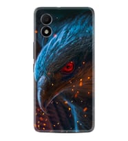 TCL 303 Kılıf Silikon Desen Özel Seri Şahin 1756