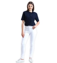 Kadın Likralı Beyaz Jean (Çok Renkli)