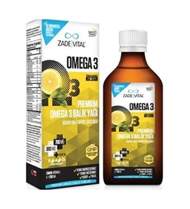 Zade Vital Miniza Omega-3 ve Yer Fıstığı Şurubu 150 ml
