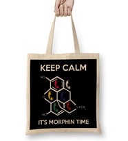 Keep Calm And Its Morphin Time Power Rangers Bez Çanta Uzun Saplı