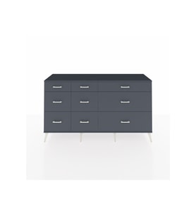 Kronos Konsol 9 Çekmeceli  176x59x99 Çam-Antrasit