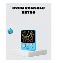 Mey İthalat® 666 Oyunlu Retro Mini Oyun Konsolu – 3.5" LCD Ekran ve Çift Kişilik Oyun