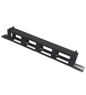 KASTAP 1U 19'' Kapaklı organizer, kablo düzenleyici, Rack kabinet