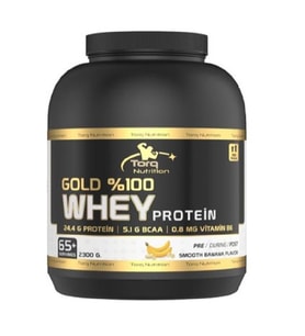 Torq Nutrition Gold Whey Muz Aromalı 2300 gr