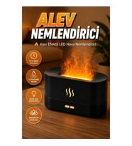 Alev Efektli LED Hava Nemlendirici – 9-12 Saat Kullanımlı Aroma Difüzörü