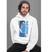 Sasuke Uchiha Baskılı Unisex Oversize Naruto Anime Hoodie