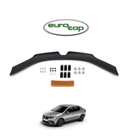 EUROCAP Renault Symbol Ön Kaput Maskesi Koruma Rüzgarlığı Deflektör 3mm Akrilik Parlak Siyah 2013->