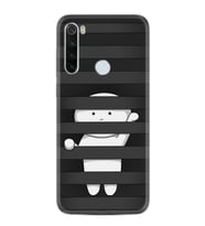 Xiaomi Redmi Note 8 Kılıf Resimli Desenli Silikon Platinium Series Yanlızlık 1908
