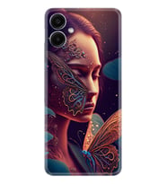 Samsung Galaxy A06 Kılıf Boutique Baskılı Resimli Kelebek Kadın Pcode -075