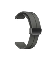 Samsung Galaxy Watch 42mm Uyumlu 20mm Kordon Silikon Metal Mıknatıslı Toka Zore KRD-84 Kayış