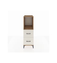 Kronos Dolap Tek Raflı 2 Çekmeceli 44x59x134 Çam-Aytaşı