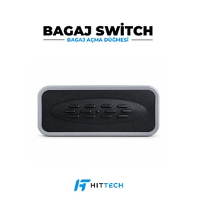 Renault Zoe, Clio 3, Megane 2 ve Laguna 2 Uyumlu Bagaj Açma Düğmesi Butonu Switch OEM 8200078258