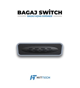 Renault Zoe, Clio 3, Megane 2 ve Laguna 2 Uyumlu Bagaj Açma Düğmesi Butonu Switch OEM 8200078258